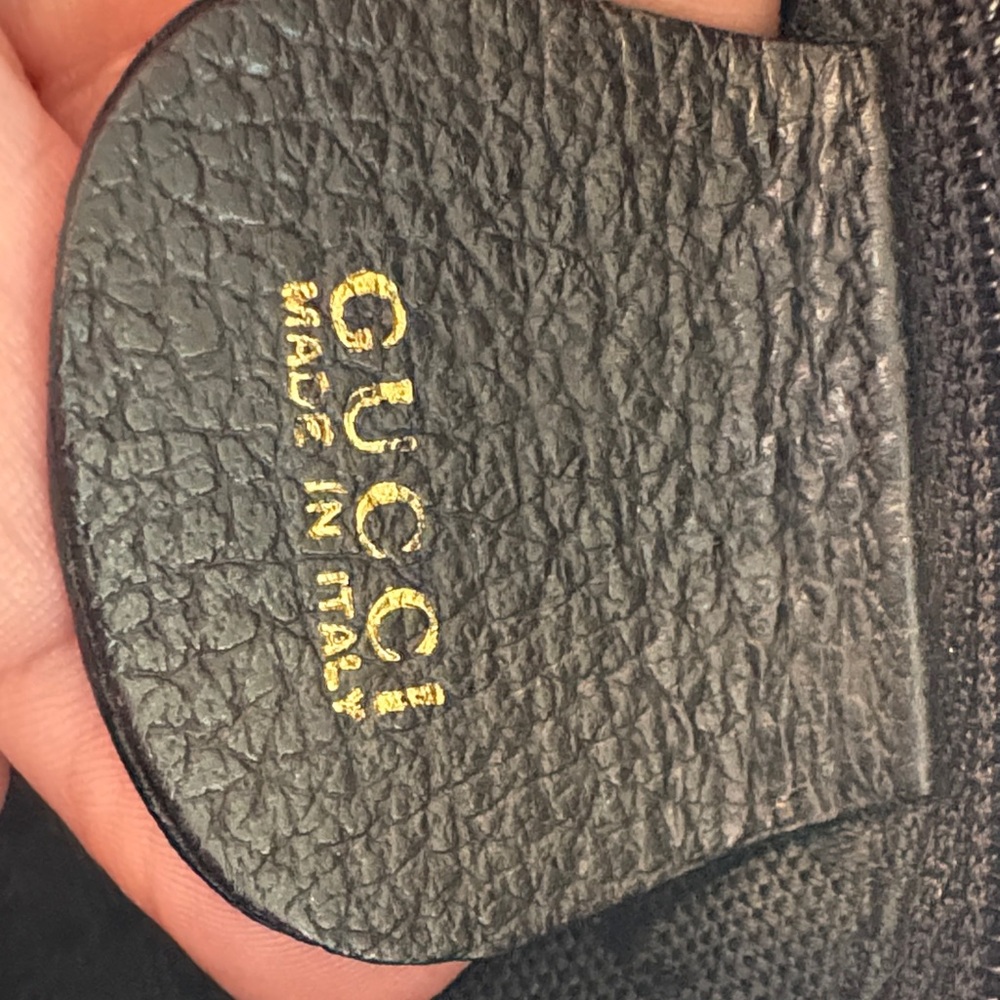 Gucci Black Suede with Bamboo Handles - Picture 3 of 12